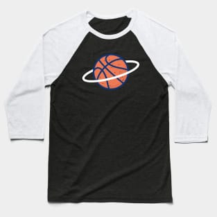 Funny Basket Ball Space Baseball T-Shirt
